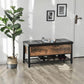 Padded Seat Storage Bench FredCo