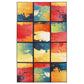 Painted Cubes Modern Abstract Rug FredCo