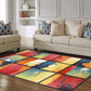 Painted Cubes Modern Abstract Rug FredCo