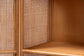 Paloma Natural Rattan Decorative Cabinet FredCo