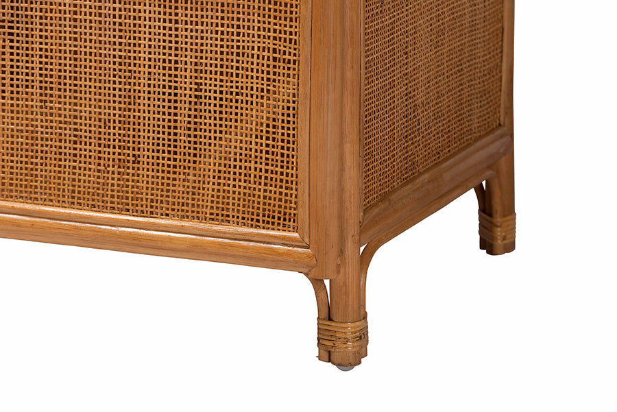 Paloma Natural Rattan Decorative Cabinet FredCo