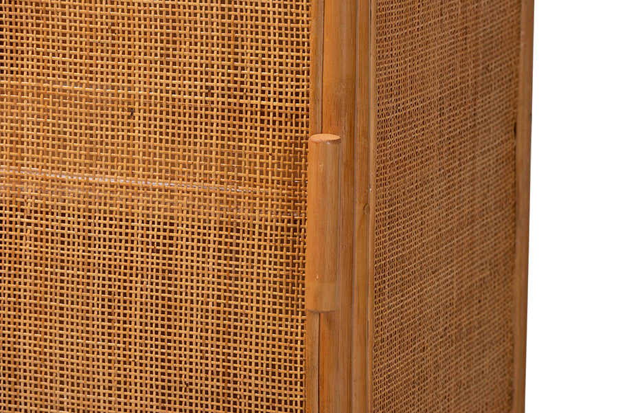Paloma Natural Rattan Decorative Cabinet FredCo