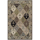 Paloma Vintage Oriental Floral Lattice Damask Rug FredCo