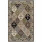 Paloma Vintage Oriental Floral Lattice Damask Rug FredCo