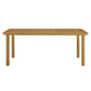 Parkland 76" Outdoor Patio Aluminum Dining Table by Modway FredCo