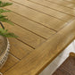 Parkland 76" Outdoor Patio Aluminum Dining Table by Modway FredCo