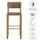 Parkland Outdoor Patio Rattan and Aluminum Bar Stools Set of 2 by Modway FredCo