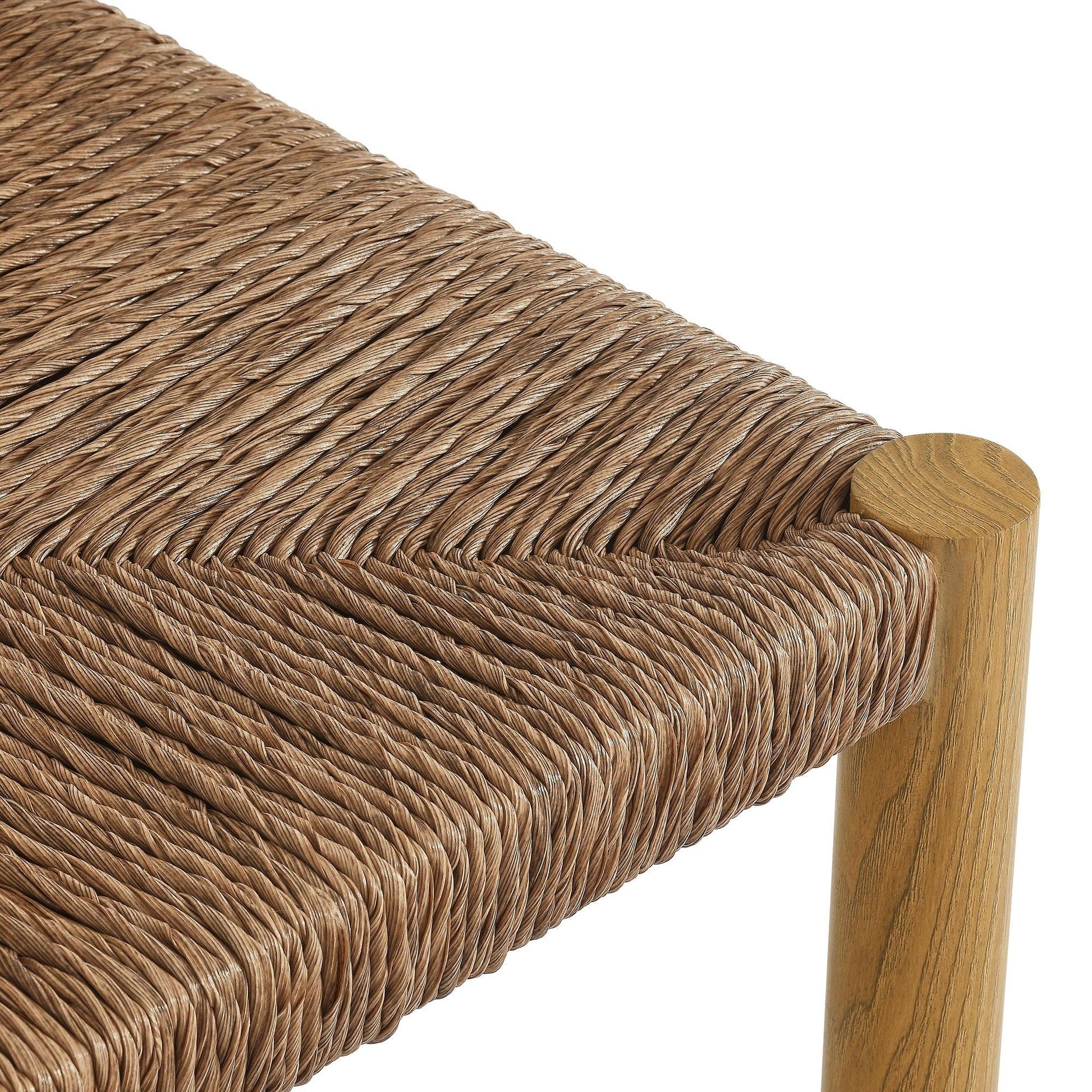 Parkland Outdoor Patio Rattan and Aluminum Counter Stools Set of 2 by Modway FredCo