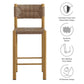 Parkland Outdoor Patio Rattan and Aluminum Counter Stools Set of 2 by Modway FredCo