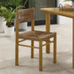 Parkland Outdoor Patio Rattan and Aluminum Dining Side Chairs Set of 2 by Modway FredCo