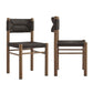 Parkland Outdoor Patio Rattan and Aluminum Dining Side Chairs Set of 2 by Modway FredCo