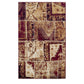 Parquet Contemporary Tribal Patchwork Distressed Rug FredCo