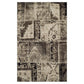 Parquet Contemporary Tribal Patchwork Distressed Rug FredCo