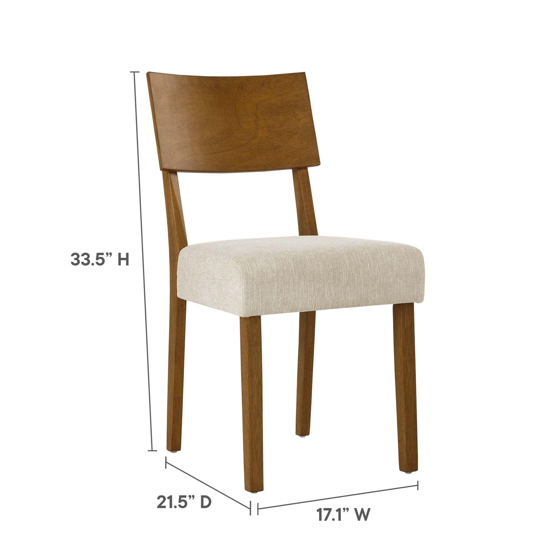 Pax Wood Dining Side Chairs Set of 2 by Modway FredCo