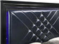 Penelope 4-piece Eastern King Bedroom Set Midnight Star and Black Coaster FredCo