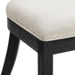Peregrine Wood and Fabric Upholstered Dining Chairs Set of 2 by Modway FredCo