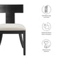 Peregrine Wood and Fabric Upholstered Dining Chairs Set of 2 by Modway FredCo