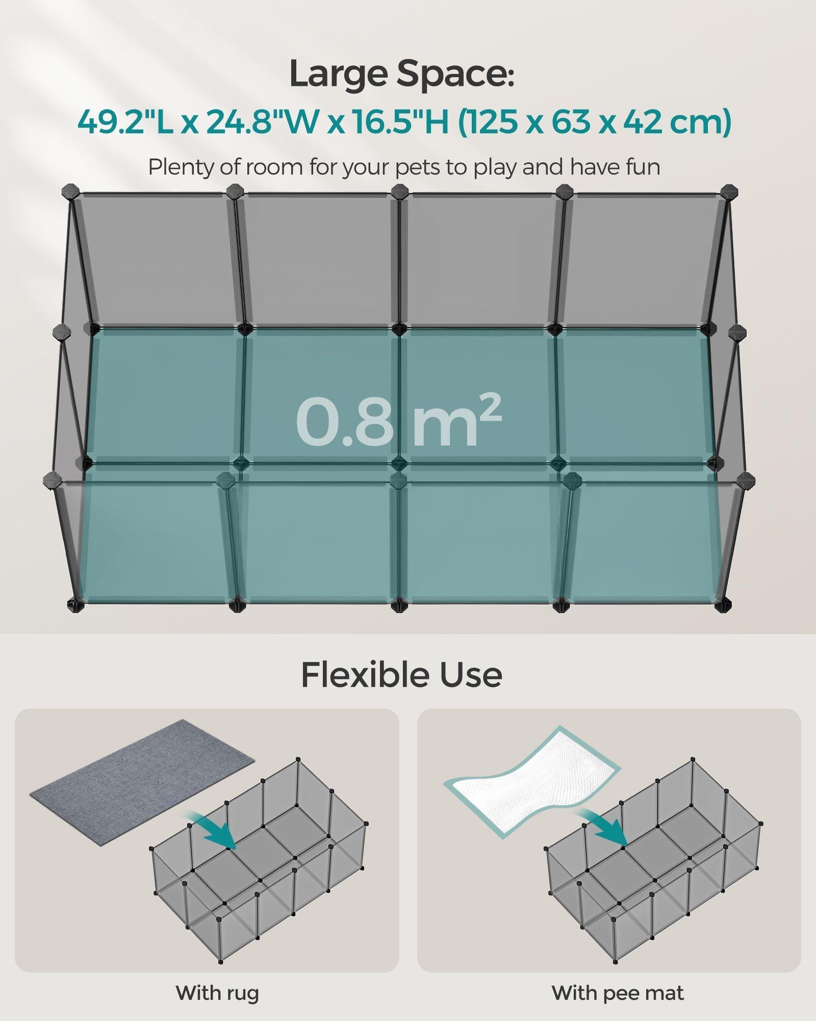 Pet Fence Indoor Gray FredCo