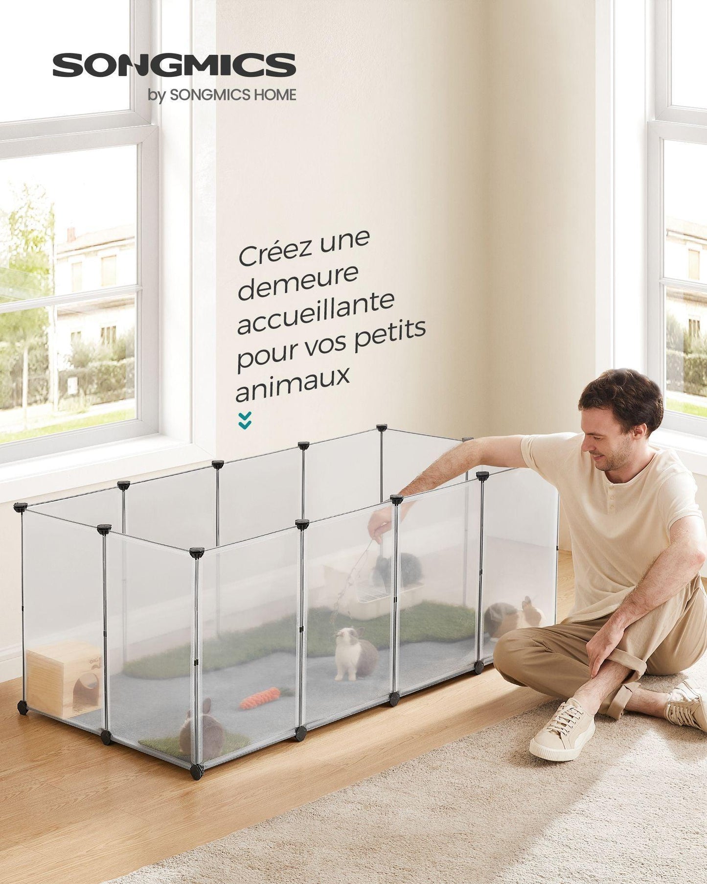 Pet Fence Indoor White FredCo