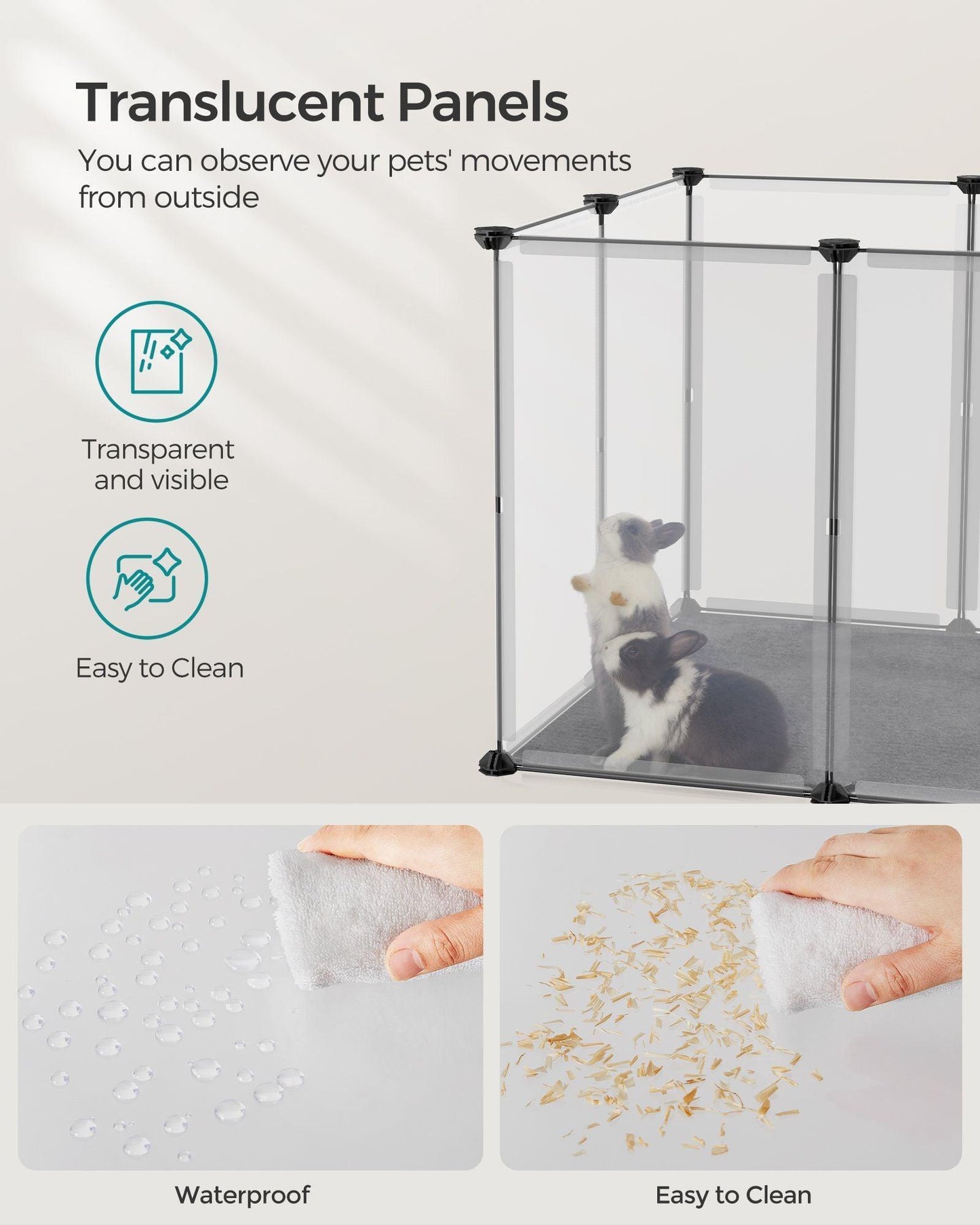 Pet Fence Indoor White FredCo