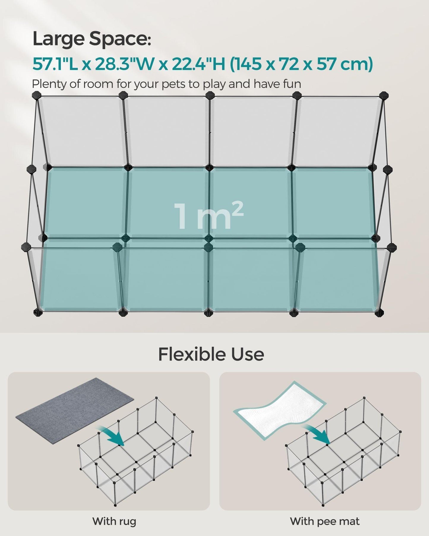 Pet Fence Indoor White FredCo