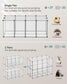 Pet Fence Indoor White FredCo