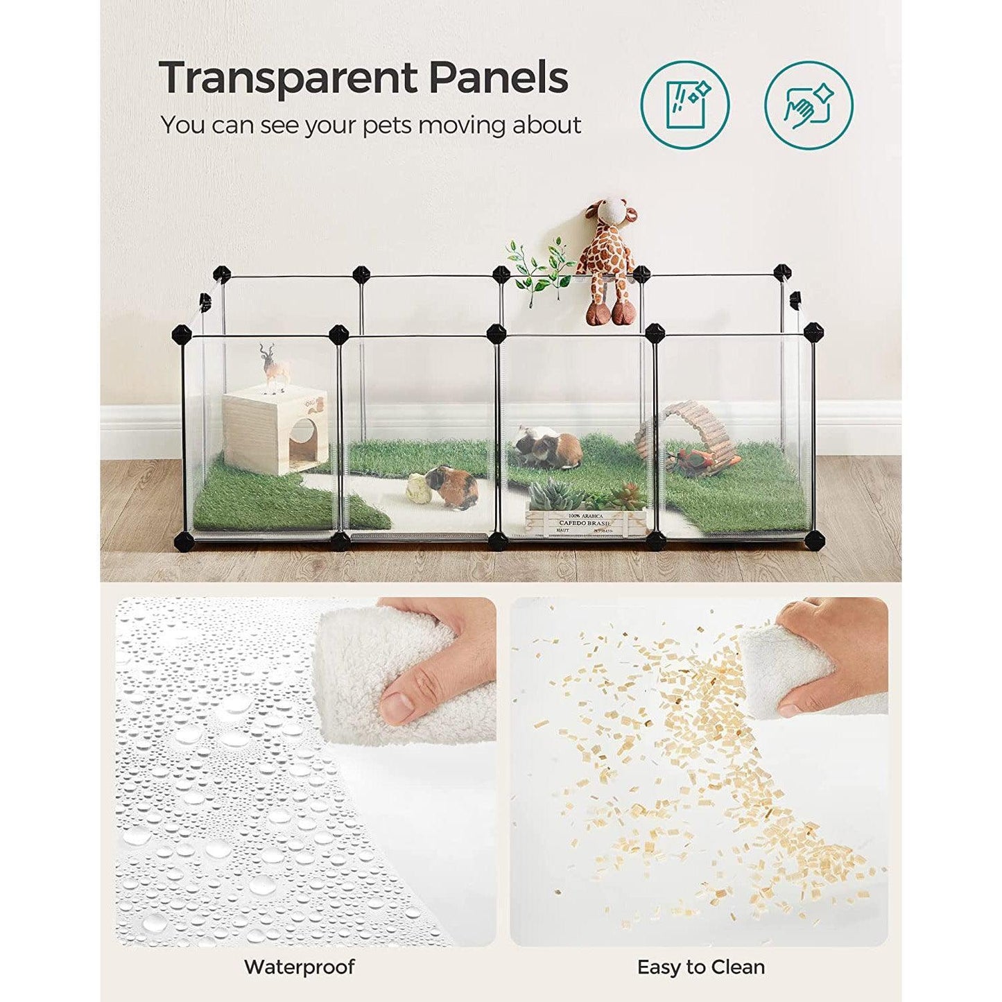 Pet Playpen with Floor FredCo