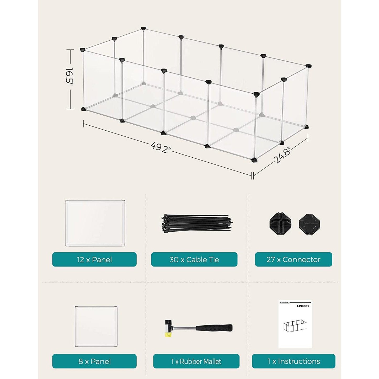 Pet Playpen with Floor FredCo