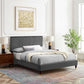 Peyton Performance Velvet King Platform Bed, MOD-6872 FredCo