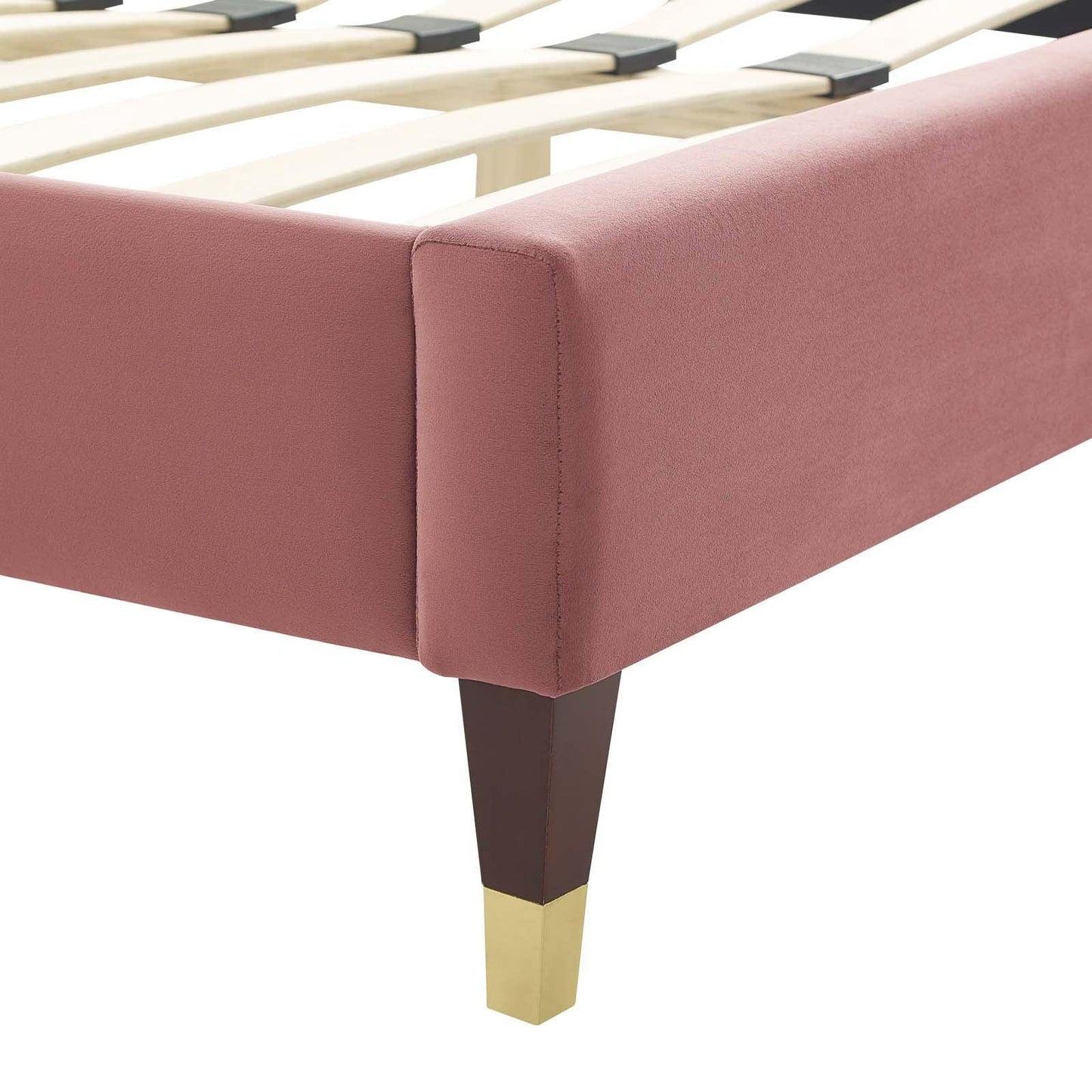 Peyton Performance Velvet Twin Platform Bed, MOD-6866 FredCo