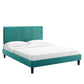 Peyton Performance Velvet Twin Platform Bed, MOD-6867 FredCo