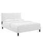 Phillipa Performance Velvet Full Platform Bed, MOD-6924 FredCo