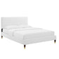 Phillipa Performance Velvet Twin Platform Bed, MOD-6899 FredCo
