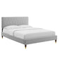 Phillipa Performance Velvet Twin Platform Bed, MOD-6899 FredCo