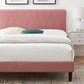 Phillipa Performance Velvet Twin Platform Bed, MOD-6900 FredCo