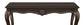 Pierce Cherry Finish Coffee Table FredCo