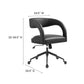 Pinnacle Vegan Leather Office Chair by Modway EEI-7150 FredCo