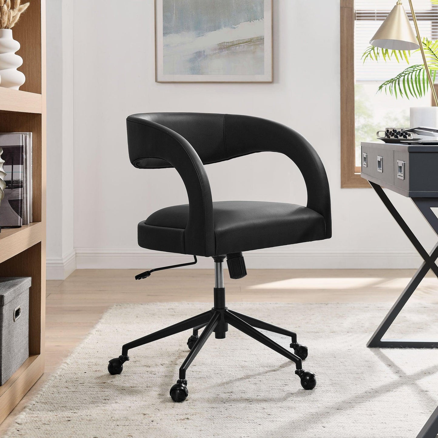 Pinnacle Vegan Leather Office Chair by Modway EEI-7150 FredCo