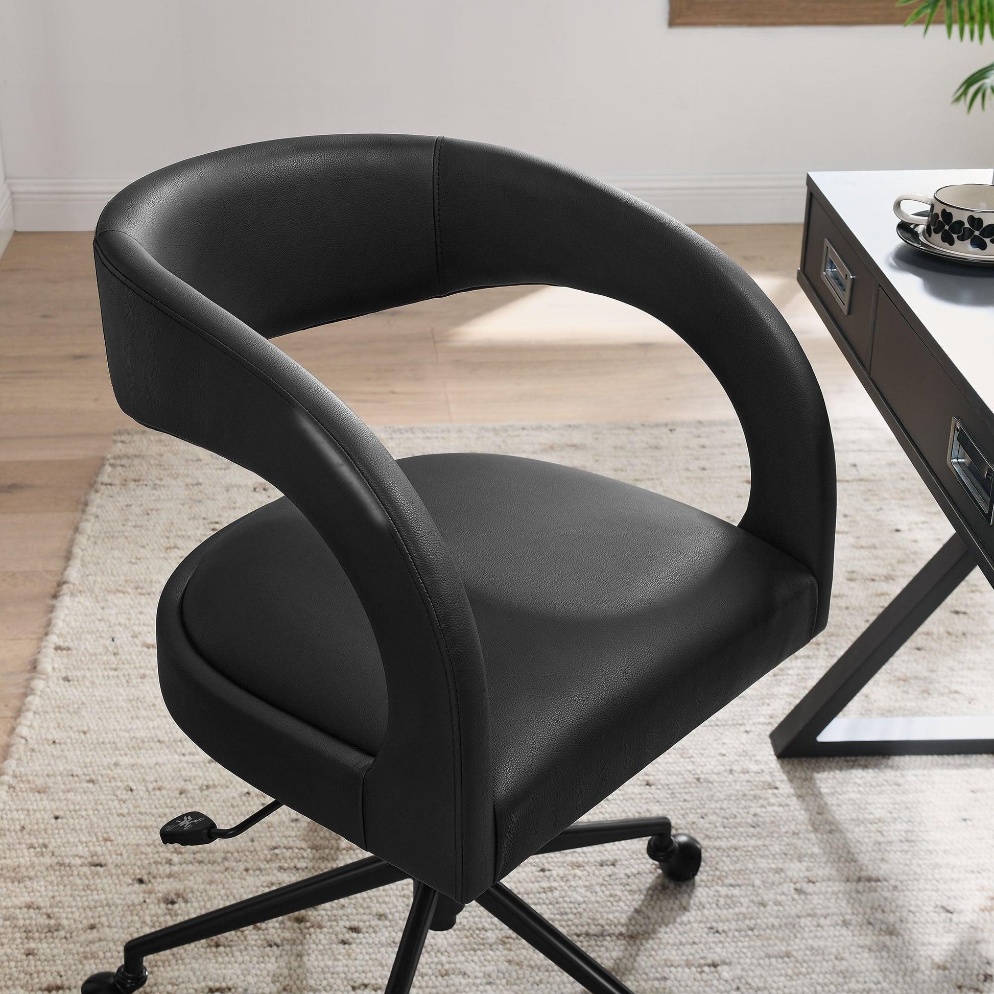 Pinnacle Vegan Leather Office Chair by Modway EEI-7150 FredCo