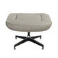 Piran Twilight Top Grain Leather Ottoman FredCo