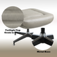 Piran Twilight Top Grain Leather Ottoman FredCo