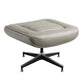 Piran Twilight Top Grain Leather Ottoman FredCo