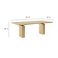 Piston 82" Rectangular Wood Dining Table by Modway EEI-7173 FredCo