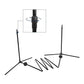 Portable Black Badminton Net FredCo