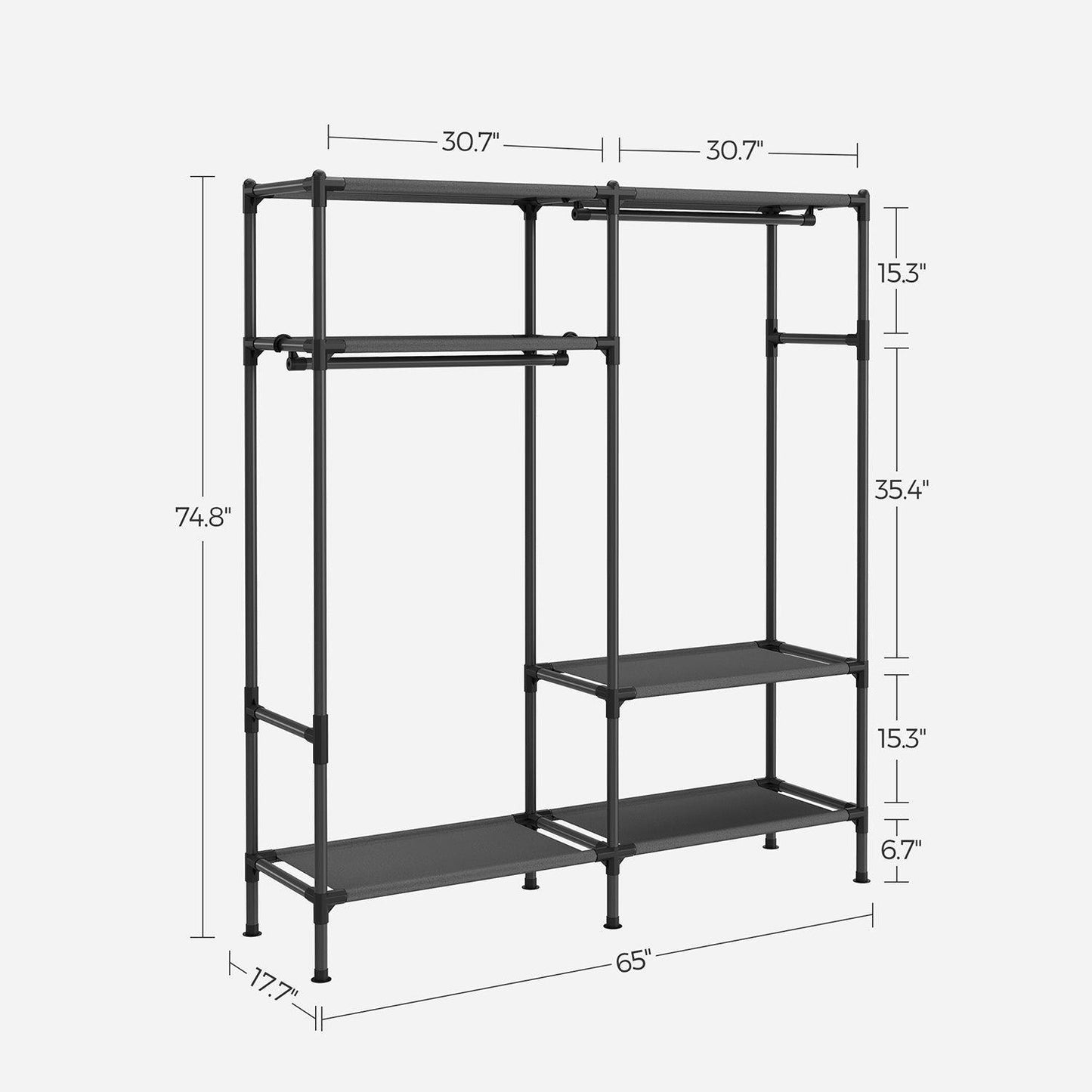 Portable Closet Wardrobe FredCo