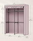 Portable Closet Wardrobe with Non-Woven Fabric Cover FredCo