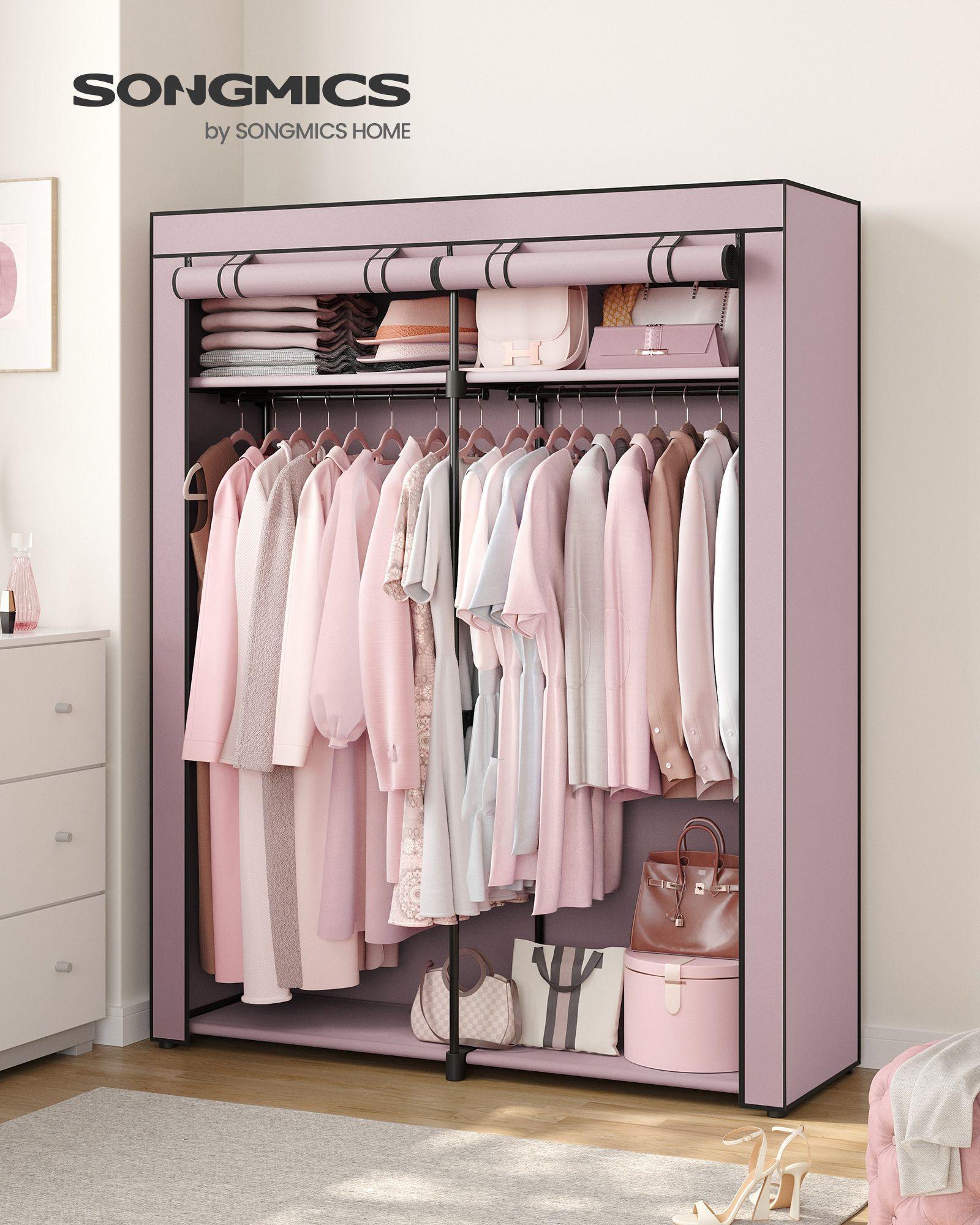 Portable Closet Wardrobe with Non-Woven Fabric Cover FredCo