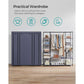 Portable Closet with 12 Compartments Dark Blue FredCo