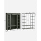 Portable Closet with 12 Compartments Sage Green FredCo