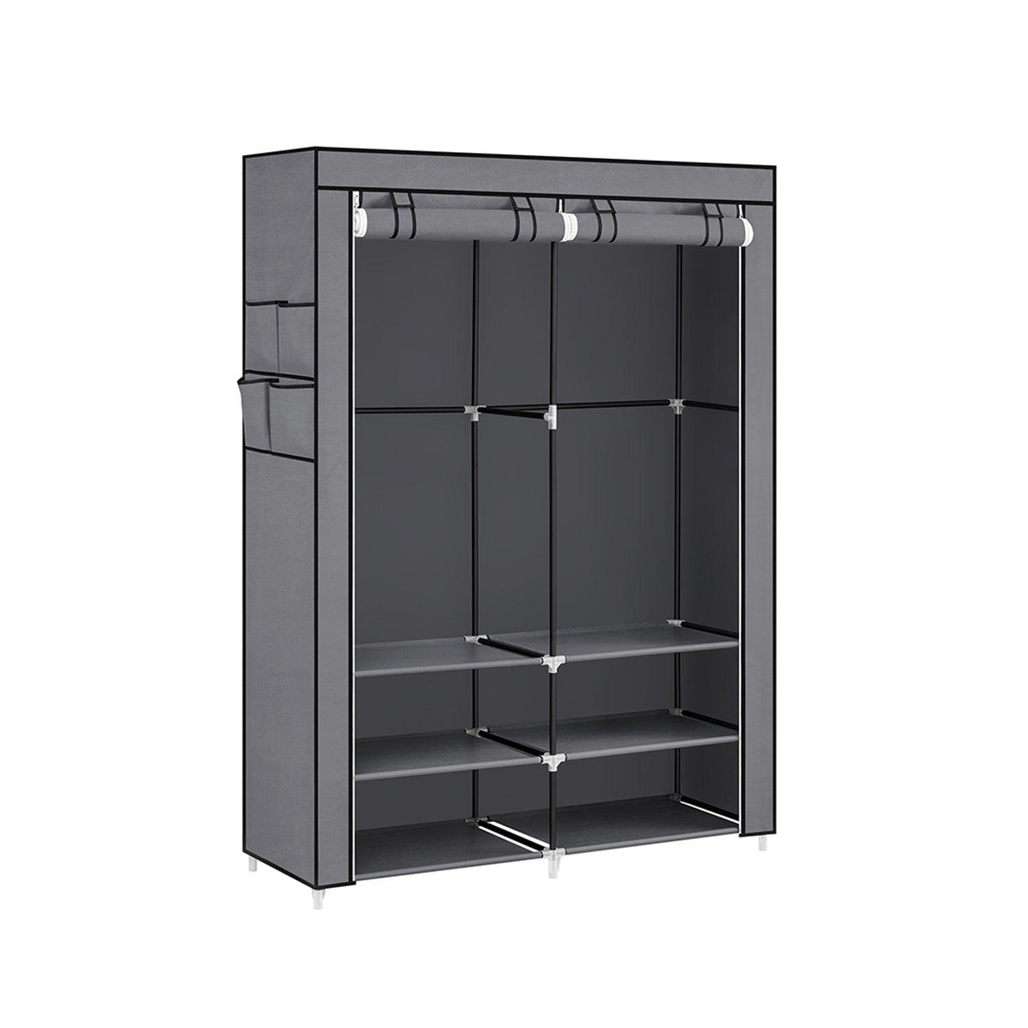 Portable Closet with 2 Hanging Rods FredCo